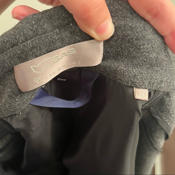 Grey wool coat size 38 EUR - Picture 6 of 7